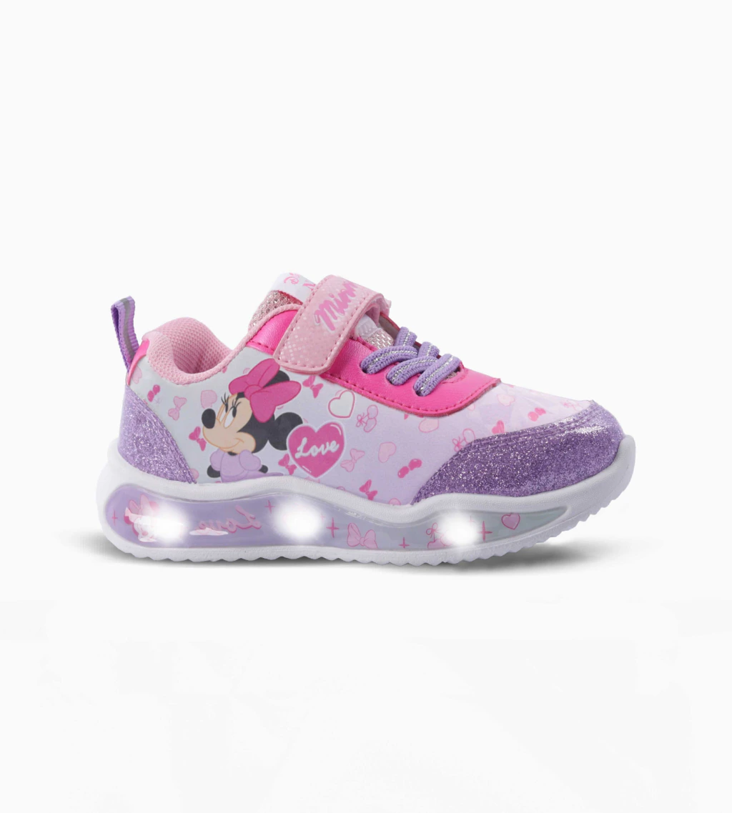Zapatillas Footy Minnie Mouse con luces